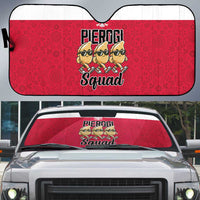 Funny Pierogi Squad Auto Sun Shade Polish Pride Food Humor