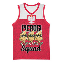Funny Pierogi Squad Basketball Jersey Polish Pride Food Humor