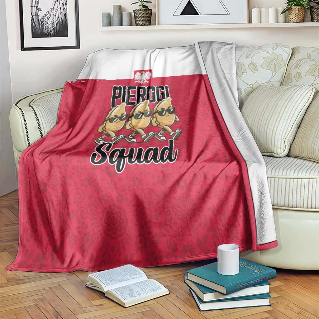 Funny Pierogi Squad Blanket Polish Pride Food Humor