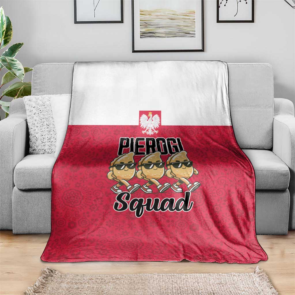Funny Pierogi Squad Blanket Polish Pride Food Humor