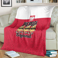 Funny Pierogi Squad Blanket Polish Pride Food Humor