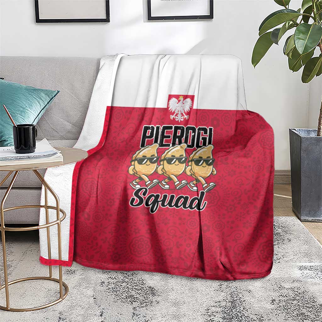 Funny Pierogi Squad Blanket Polish Pride Food Humor