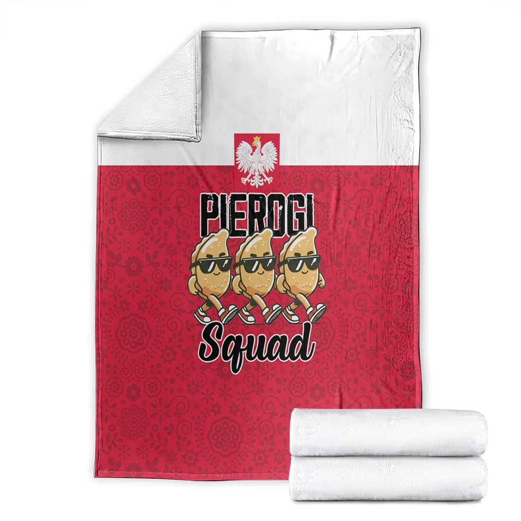 Funny Pierogi Squad Blanket Polish Pride Food Humor