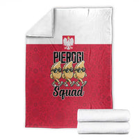 Funny Pierogi Squad Blanket Polish Pride Food Humor