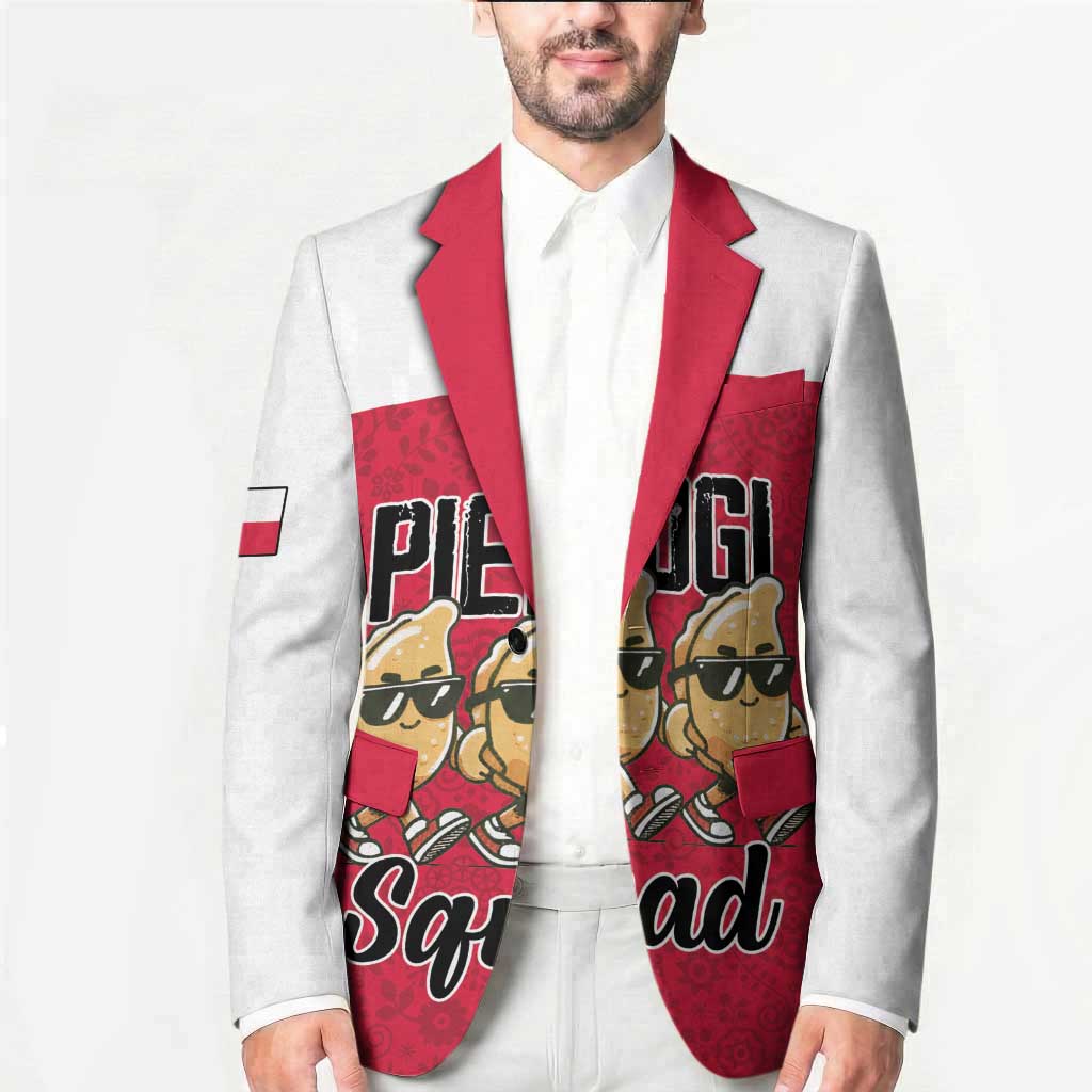 Funny Pierogi Squad Blazer Polish Pride Food Humor