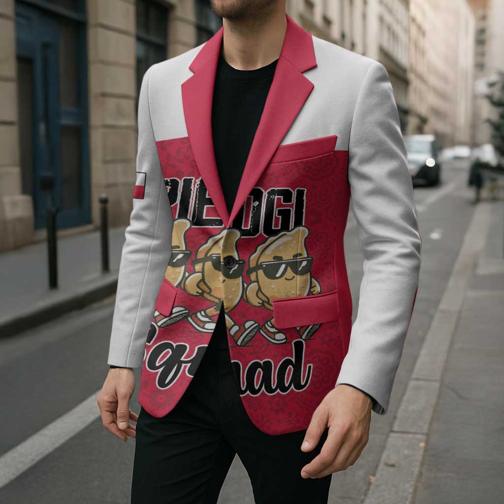 Funny Pierogi Squad Blazer Polish Pride Food Humor
