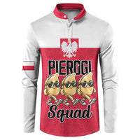 Funny Pierogi Squad Button Sweatshirt Polish Pride Food Humor