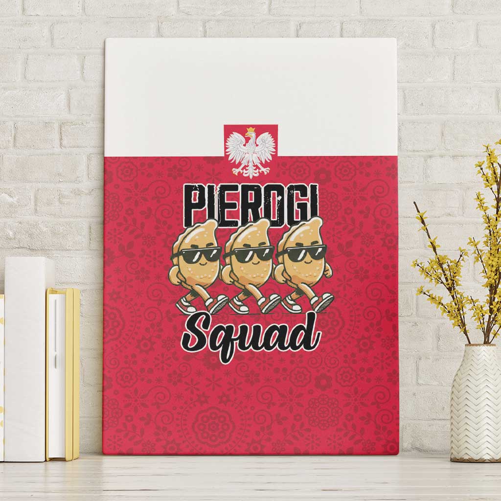 Funny Pierogi Squad Canvas Wall Art Polish Pride Food Humor