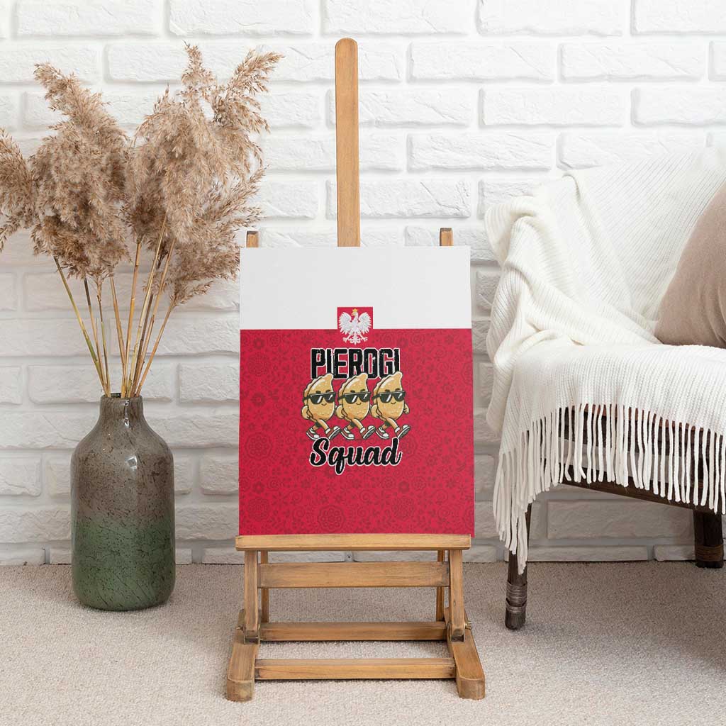 Funny Pierogi Squad Canvas Wall Art Polish Pride Food Humor