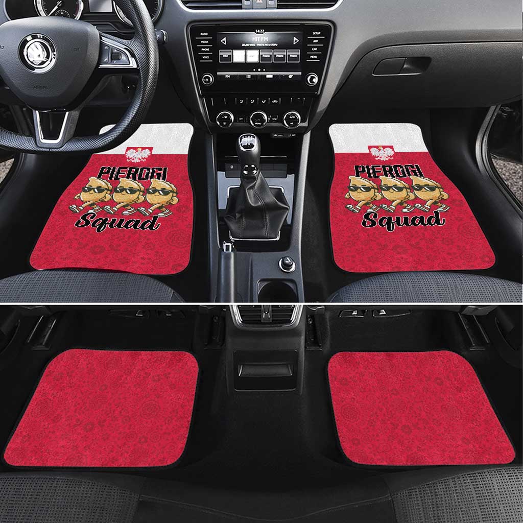 Funny Pierogi Squad Car Mats Polish Pride Food Humor