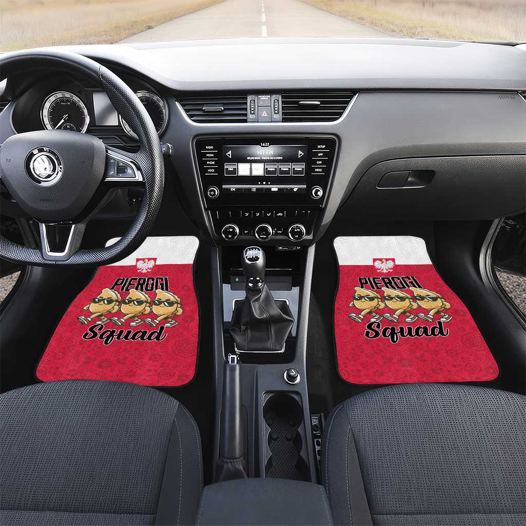 Funny Pierogi Squad Car Mats Polish Pride Food Humor