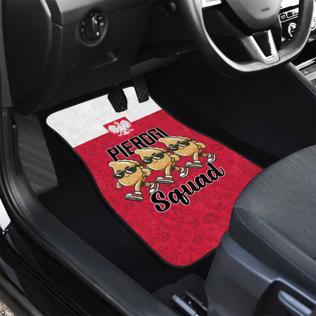 Funny Pierogi Squad Car Mats Polish Pride Food Humor