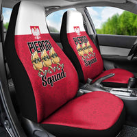 Funny Pierogi Squad Car Seat Cover Polish Pride Food Humor