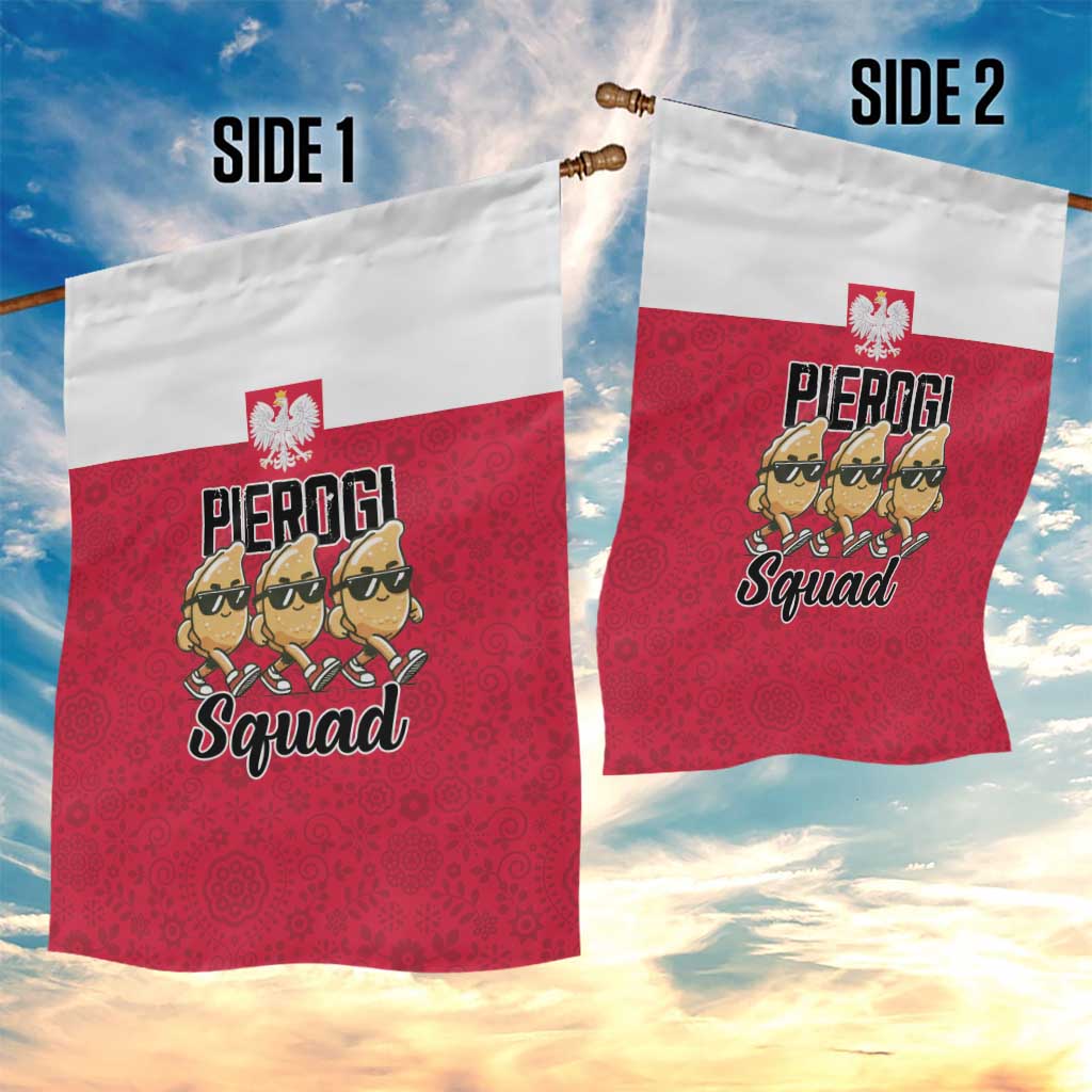 Funny Pierogi Squad Garden Flag Polish Pride Food Humor