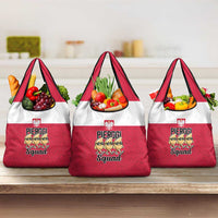 Funny Pierogi Squad Grocery Bag Polish Pride Food Humor