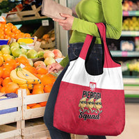 Funny Pierogi Squad Grocery Bag Polish Pride Food Humor