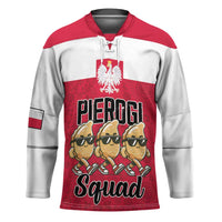 Funny Pierogi Squad Hockey Jersey Polish Pride Food Humor