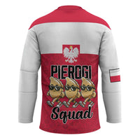 Funny Pierogi Squad Hockey Jersey Polish Pride Food Humor