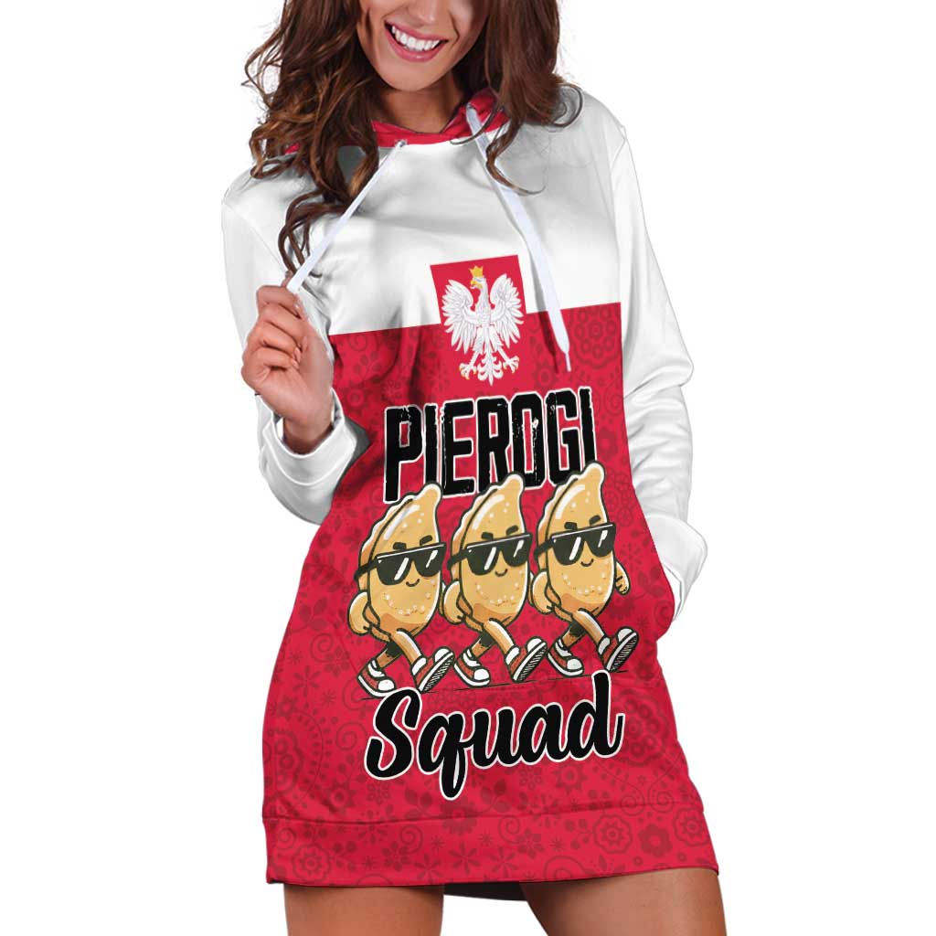 Funny Pierogi Squad Hoodie Dress Polish Pride Food Humor