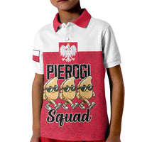 Funny Pierogi Squad Kid Polo Shirt Polish Pride Food Humor
