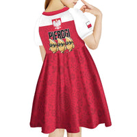 Funny Pierogi Squad Kid Short Sleeve Dress Polish Pride Food Humor