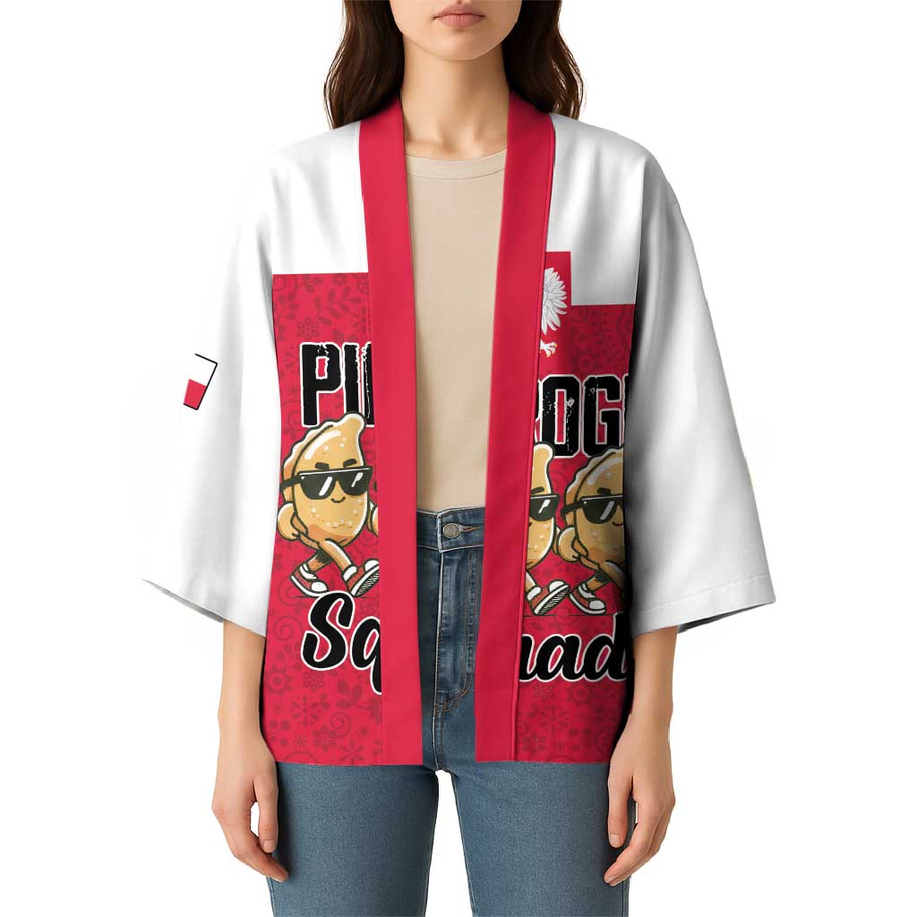 Funny Pierogi Squad Kimono Polish Pride Food Humor