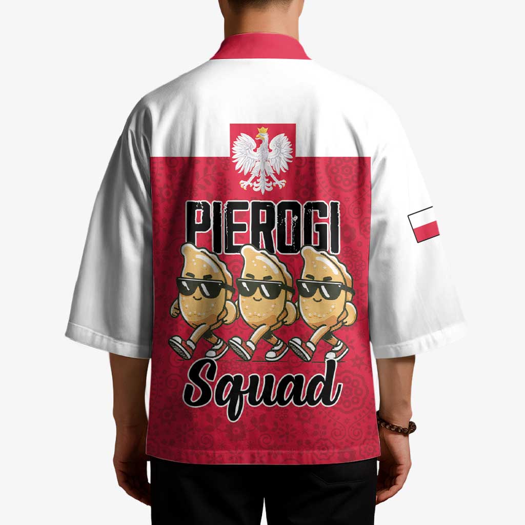 Funny Pierogi Squad Kimono Polish Pride Food Humor