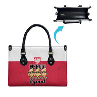 Funny Pierogi Squad Leather Bag Polish Pride Food Humor