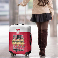 Funny Pierogi Squad Luggage Cover Polish Pride Food Humor