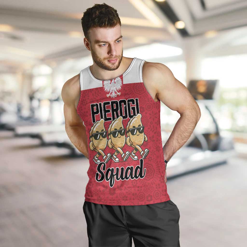 Funny Pierogi Squad Men Tank Top Polish Pride Food Humor