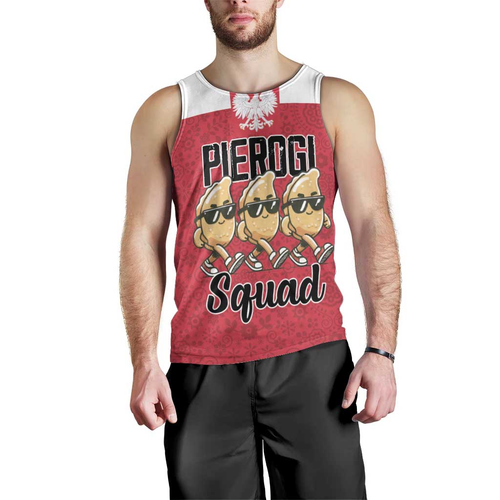 Funny Pierogi Squad Men Tank Top Polish Pride Food Humor