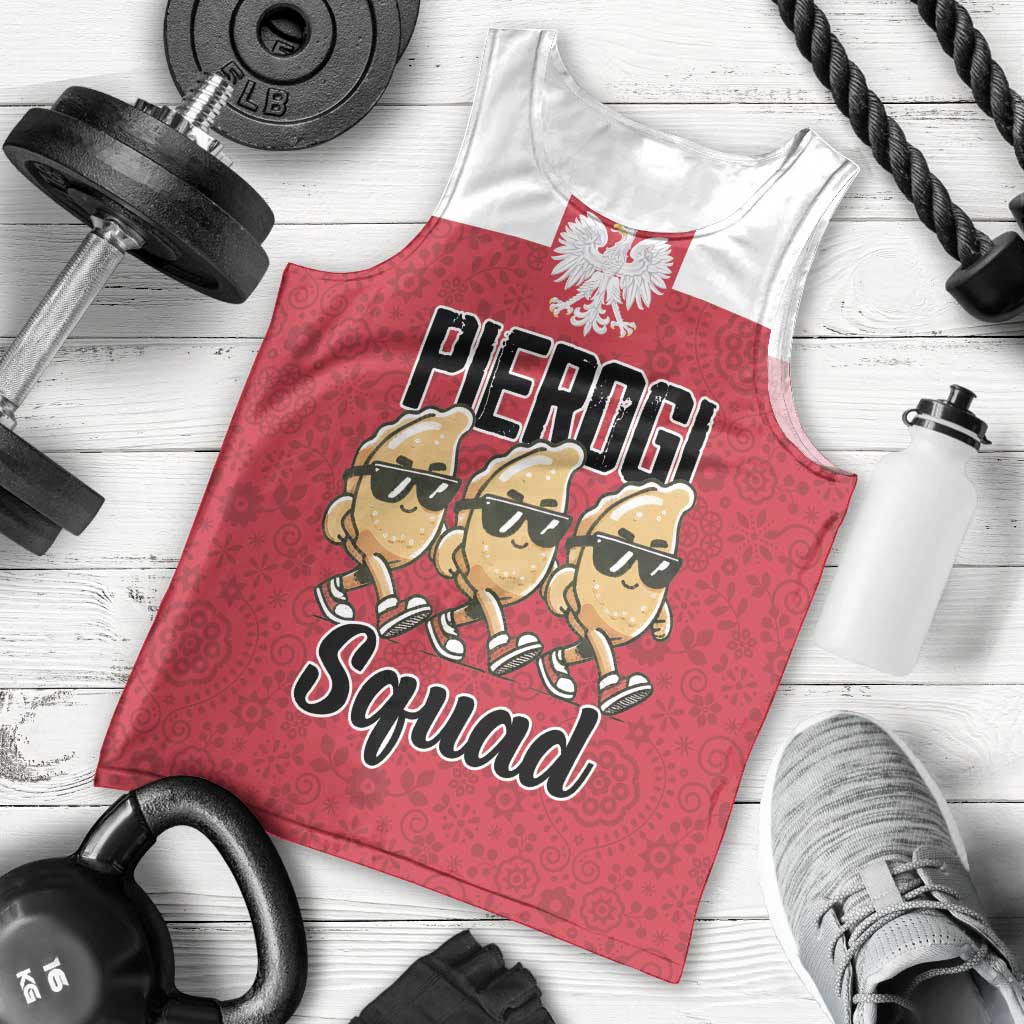 Funny Pierogi Squad Men Tank Top Polish Pride Food Humor