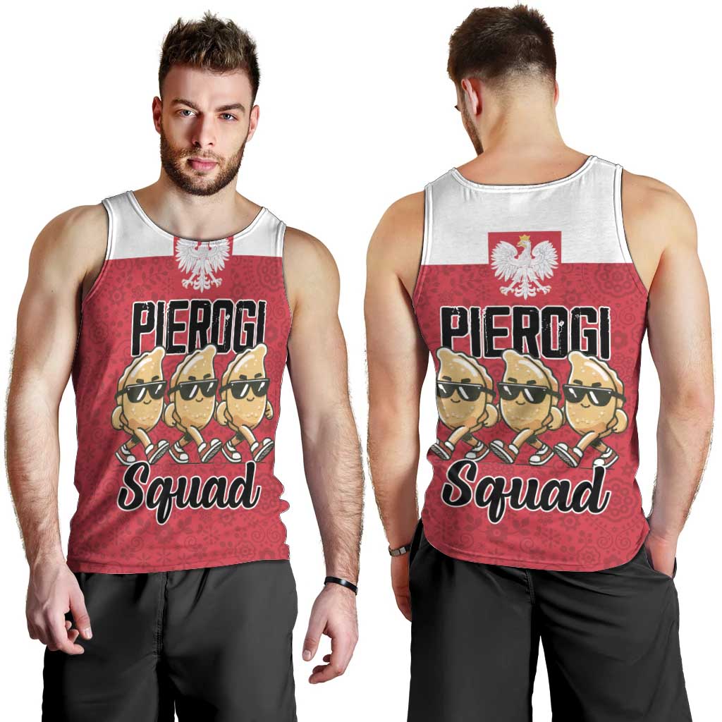 Funny Pierogi Squad Men Tank Top Polish Pride Food Humor