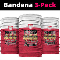 Funny Pierogi Squad Neck Gaiter Polish Pride Food Humor