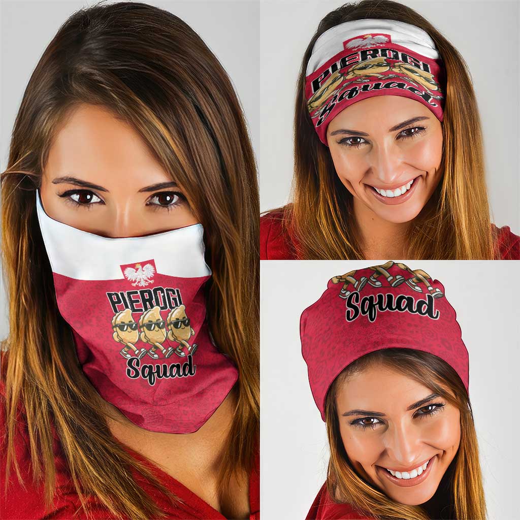 Funny Pierogi Squad Neck Gaiter Polish Pride Food Humor