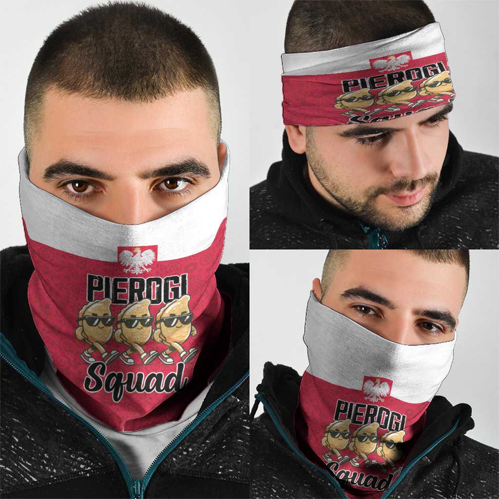 Funny Pierogi Squad Neck Gaiter Polish Pride Food Humor
