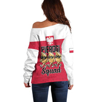 Funny Pierogi Squad Off Shoulder Sweater Polish Pride Food Humor
