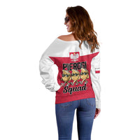 Funny Pierogi Squad Off Shoulder Sweater Polish Pride Food Humor