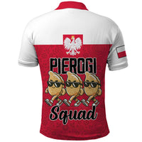 Funny Pierogi Squad Polo Shirt Polish Pride Food Humor