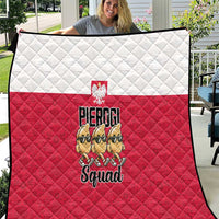 Funny Pierogi Squad Quilt Polish Pride Food Humor