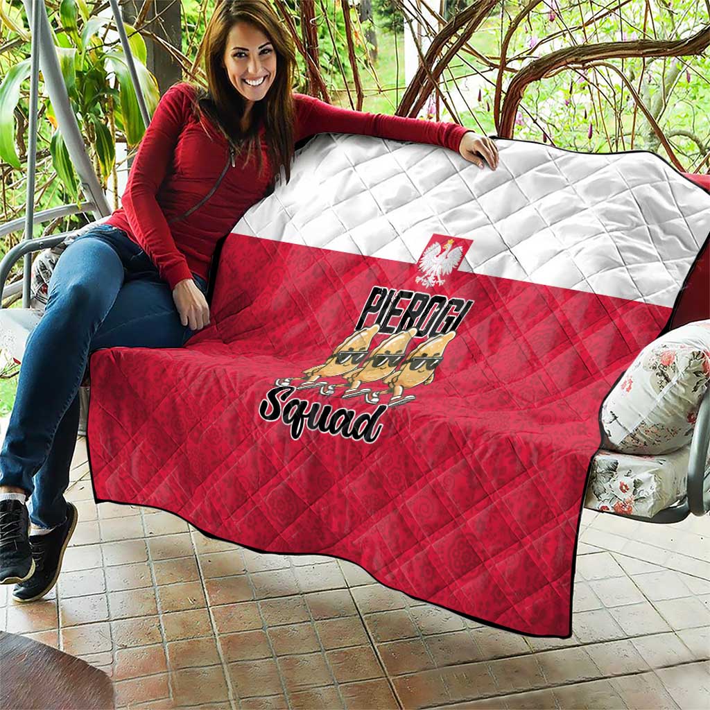 Funny Pierogi Squad Quilt Polish Pride Food Humor