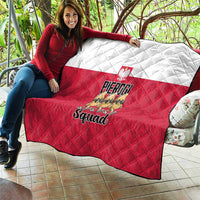 Funny Pierogi Squad Quilt Polish Pride Food Humor