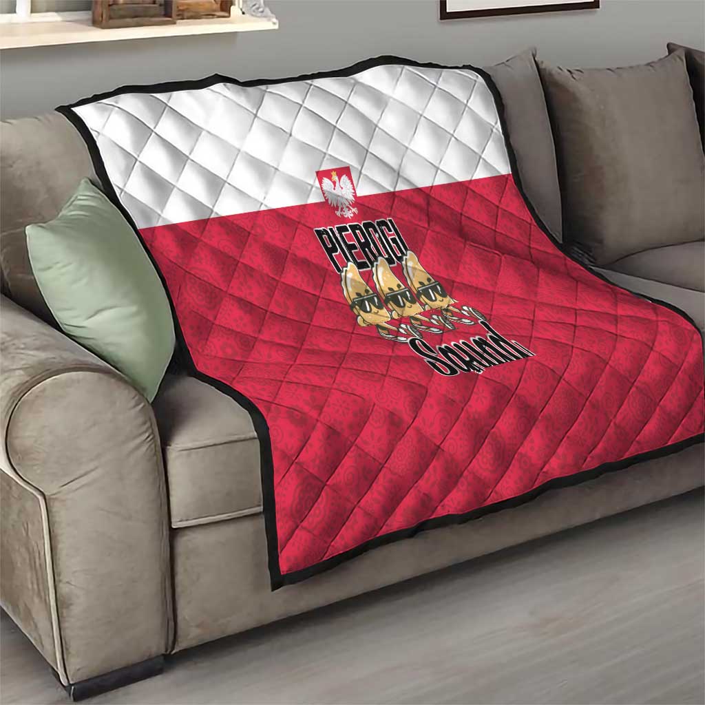Funny Pierogi Squad Quilt Polish Pride Food Humor