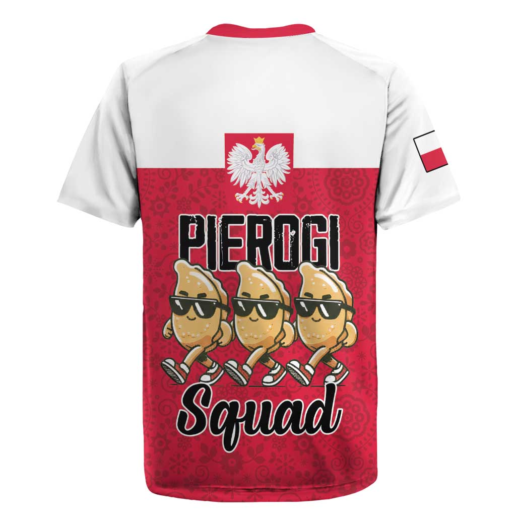 Funny Pierogi Squad Rugby Jersey Polish Pride Food Humor