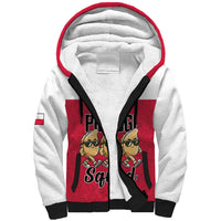 Funny Pierogi Squad Sherpa Hoodie Polish Pride Food Humor