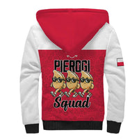 Funny Pierogi Squad Sherpa Hoodie Polish Pride Food Humor