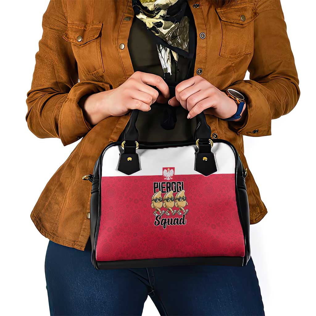 Funny Pierogi Squad Shoulder Handbag Polish Pride Food Humor