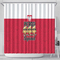 Funny Pierogi Squad Shower Curtain Polish Pride Food Humor