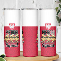 Funny Pierogi Squad Skinny Tumbler Polish Pride Food Humor