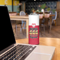 Funny Pierogi Squad Skinny Tumbler Polish Pride Food Humor